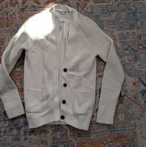 GAP Women's Cream Cardigan Sweater